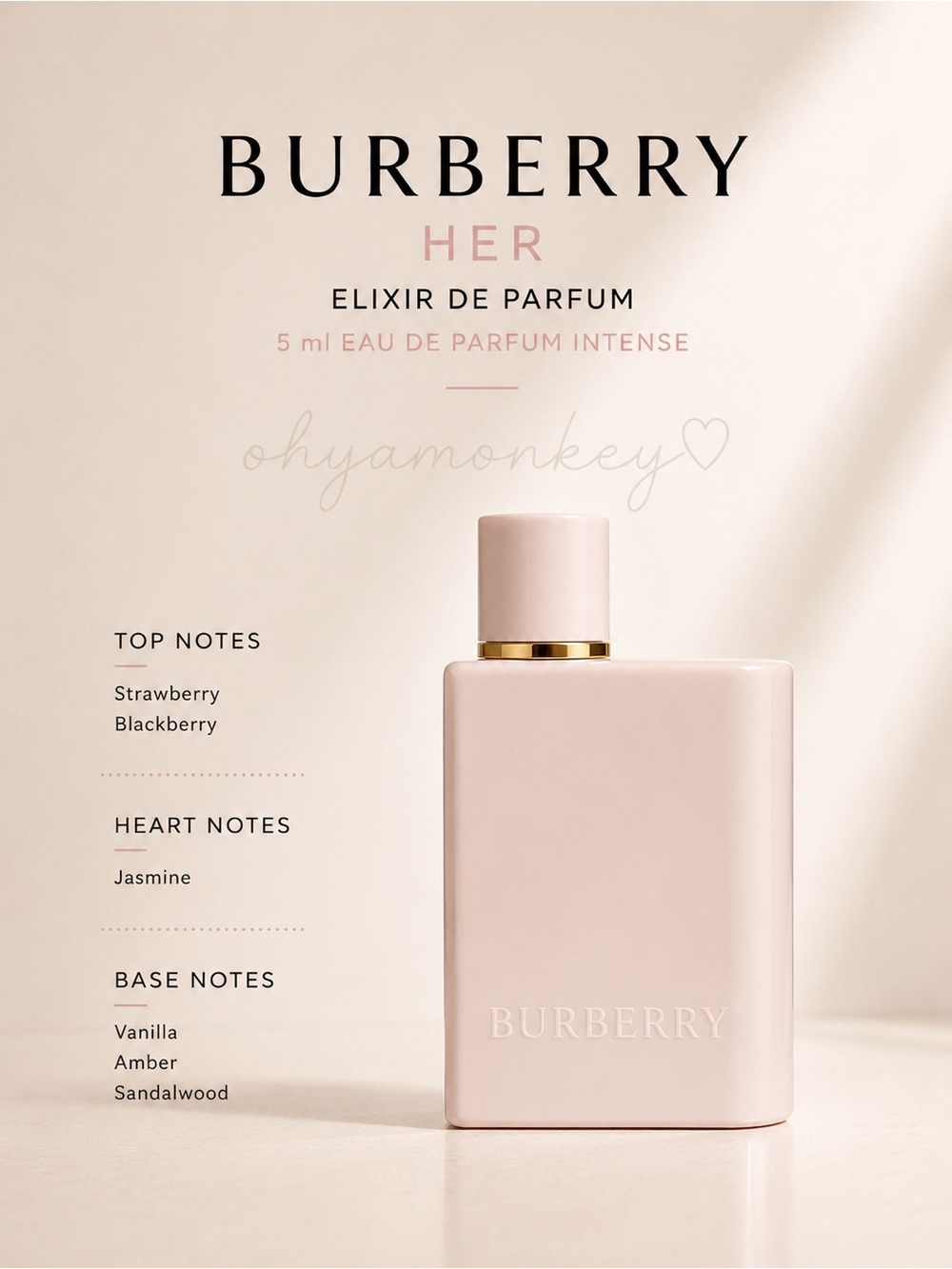 Burberry Her Elixir De Parfum EDP Intense 5ml Dabber Mini size